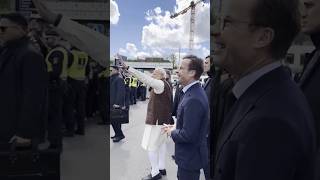 Indian Diaspora Gives Grand Welcome to PM Modi in Sweden 😳🔥 | #shorts