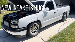 New Intake Install on the Turbo Silverado