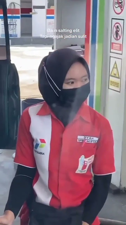 KEDIPAN MATA MBA SPBU BIKIN AMBYAARR 😍 #short #shorts #shortsfeed #shortsvideo #subscribe