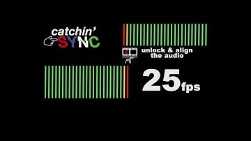Audio/Video Sync test 25 fps