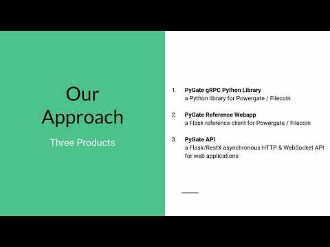 Pygate - Python Interface, Client Library, Web app, & API for the Filecoin network, using Powergate