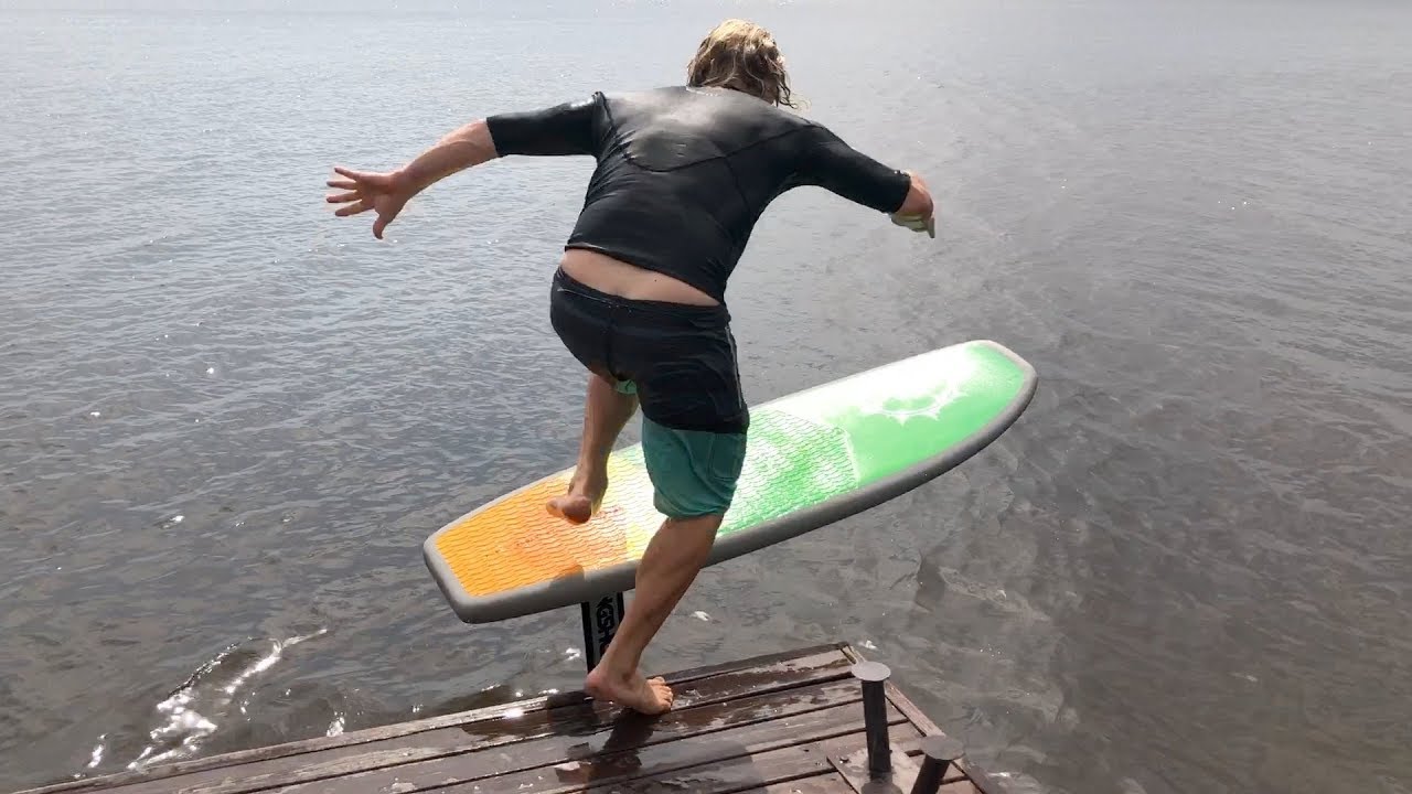 High Wave count on the SUP Foil