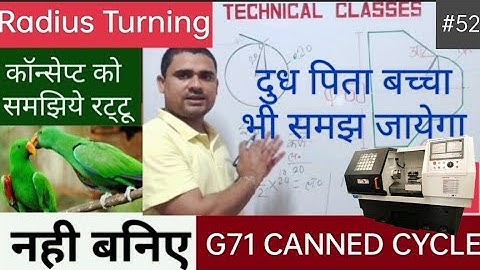 Radius & angle turning programme in fanuc cnc||archana and radius calculation||cnc/vmc training||