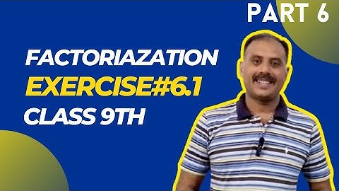 Algebraic Manipulation For class 9 | HCF & LCM questions | Part 6 | Maths By Sir Daud in Urdu/Hindi