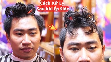 BÍ QUYẾT Cắt Tóc Nam Đẹp | Chia Sẻ Mẹo Xử Lý Tóc Sau Khi Ép Side _ Phẳng _ Mịn | Ng . Tuấn Barber 17
