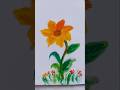 Easy flower painting video. #shorts #ytshorts #viralvideo #video #trending #art #painting #flowers