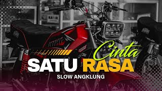 DJ SATU RASA CINTA SLOW ANGKLUNG TERBARU | JATIM SLOW BASS