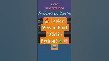 Find LCM of 2 Numbers in Python 🧮 | Easy Trick Explained!
