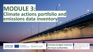 Climate Budget training course: Module 3 / Climate-4-CAST project