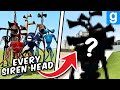 EVERY SIREN HEAD COMBINED?! (Garry's Mod) Mighty Morphing Siren Heads