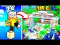 ISOLA da 1€ VS 1.000.000€ in Minecraft