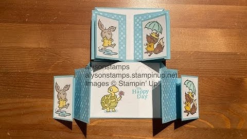 Cascading Card Stamping Tutorial Technique Tuesday
