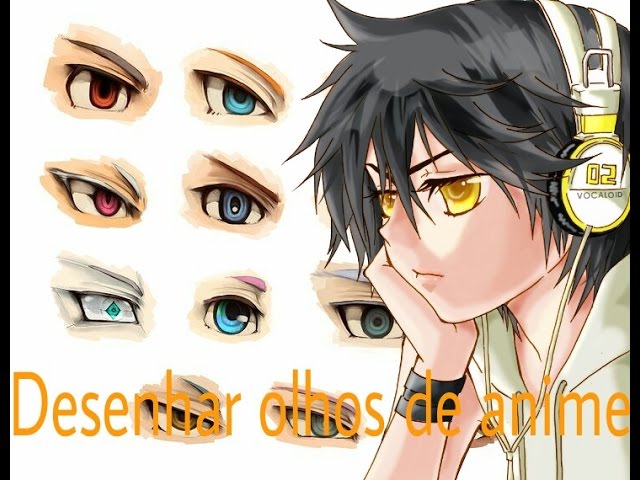COMO DESENHAR OLHOS DE ANIME