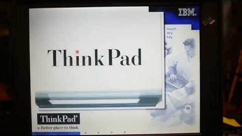 C:\tpdemo\thinkpad.exe ThinkPad Presentation Intro from an IBM ThinkPad 380XD Windows 95