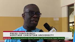 PRESS CONFERENCE ON CHARTER STATUS: President & Vice President share messages with the public