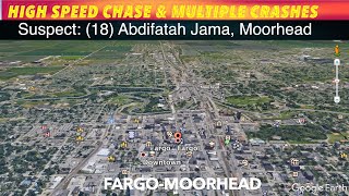 Wednesday Morning High Speed Pursuit & Multiple Crashes In Fargo-Moorhead