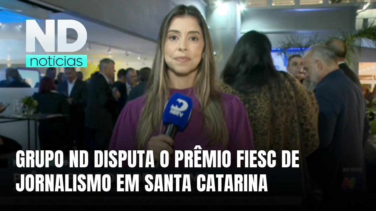 Cerimônia em Florianópolis anuncia vencedores do Prêmio FIESC de Jornalismo