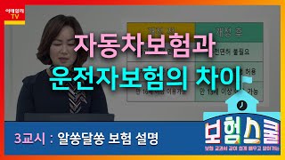 자동차보험과 운전자보험의 차이_알쏭달쏭 보험 설명 (20210122)
