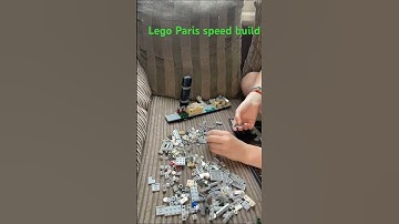 Lego architecture Paris speed build