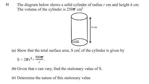 CALCULUS-2022 Additional mathematics GCE G12 ECZ exam Q11 P2