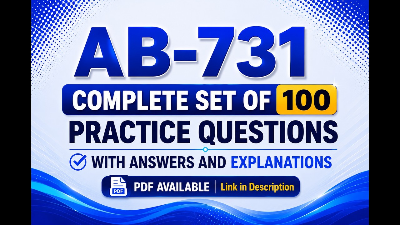 AB-731: AI Transformation Leader - All 100 Exam Prep Practice Questions ...