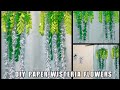 DIY PAPER WISTERIA PLANTS AND FLOWERS/PAPER CRAFT/EASY WISTERIA PAPER CRAFT