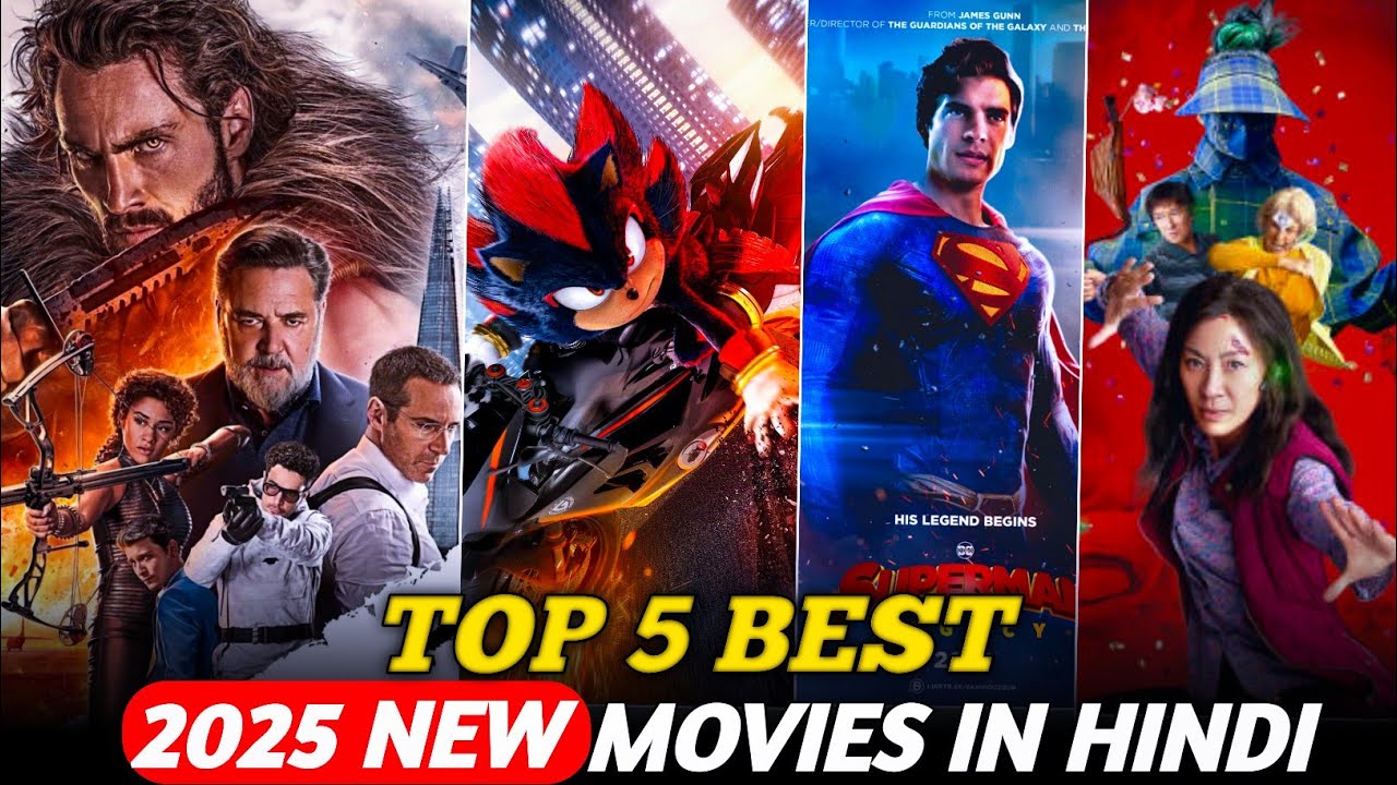 Top 5 New Hollywood Movies On Netflix, Amazon Prime in Hindi Dub | 2025 ...
