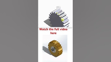 #SolidWorks #SpurGear #CADDesign #3DModeling #MecDesignHub #MechanicalDesign  #geardesign #shorts