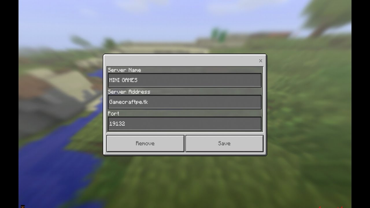 NEW MINECRAFT PE 1.0.4.1 SERVER (BEST) - YouTube