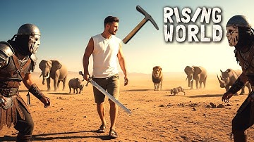 Rising World (Unity) | Ep 6, The Desert and Bandits!