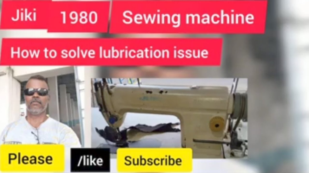 1980's industrial sewing machine lubrication issues repairing and service made
