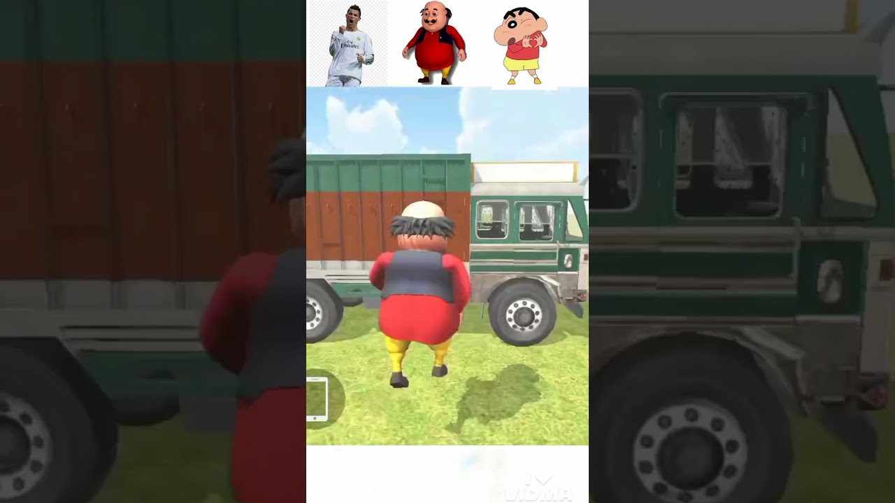 indian theft auto simulator  in the 2truck high jump challange😇