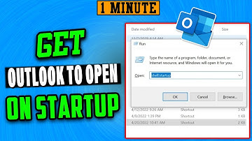 How To Get Outlook To Open On Startup in Windows 10/11