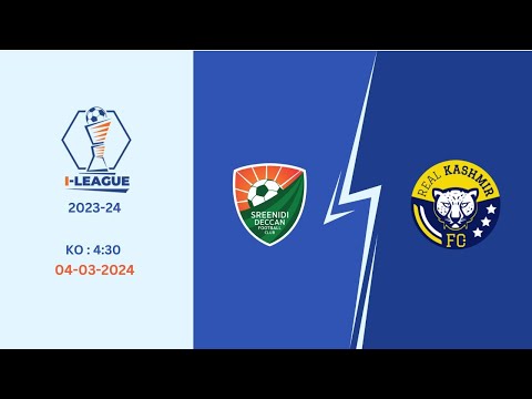 I-League 2023- 24 | Sreenidi Deccan FC vs Real Kashmir FC | LIVE