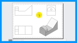 Autocad - Crear vistas a partir de una pieza o modelo 3D. Vistas 2D desde 3D. Tutorial en español HD