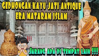 gedhongan kayu jati kuno antique