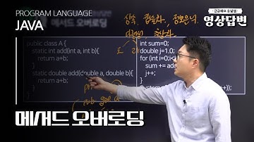 [Q&A] JAVA | 메서드 오버로딩