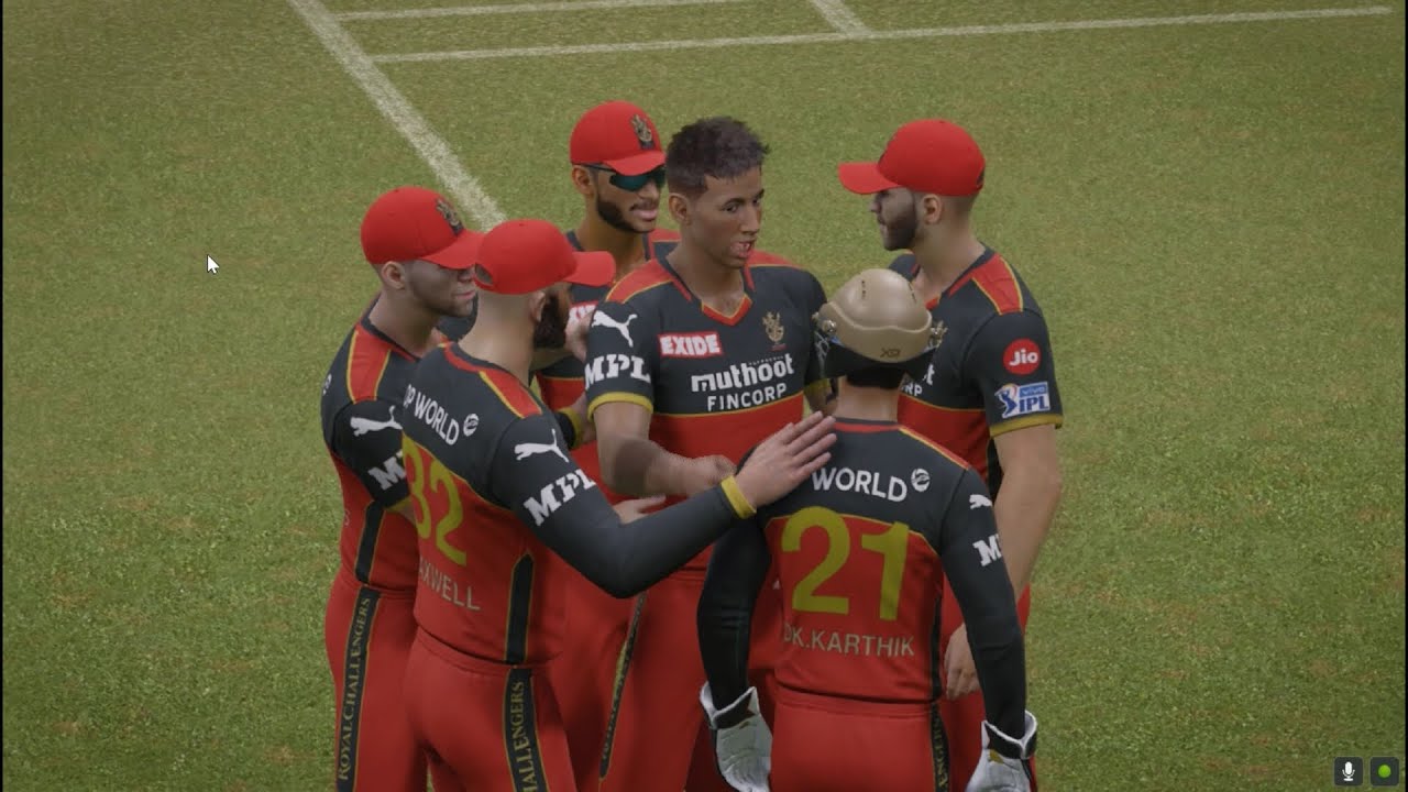 RCB Vs KKR IPL Hard Difficulty Cricket 24 Gameplay - YouTube