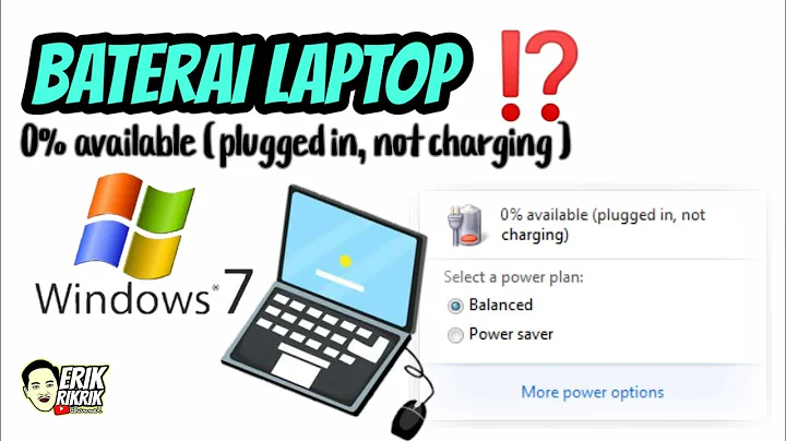 Penyebab Baterai Laptop Not Charging | Baterai Laptop 0% available (plugged in, not charging)