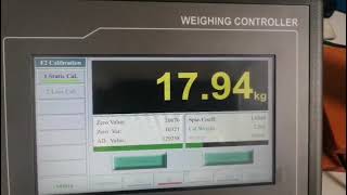 How to calibration 5K Packing Machine