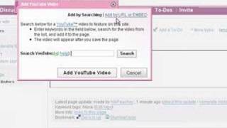 How Embed video in a wiki Profile