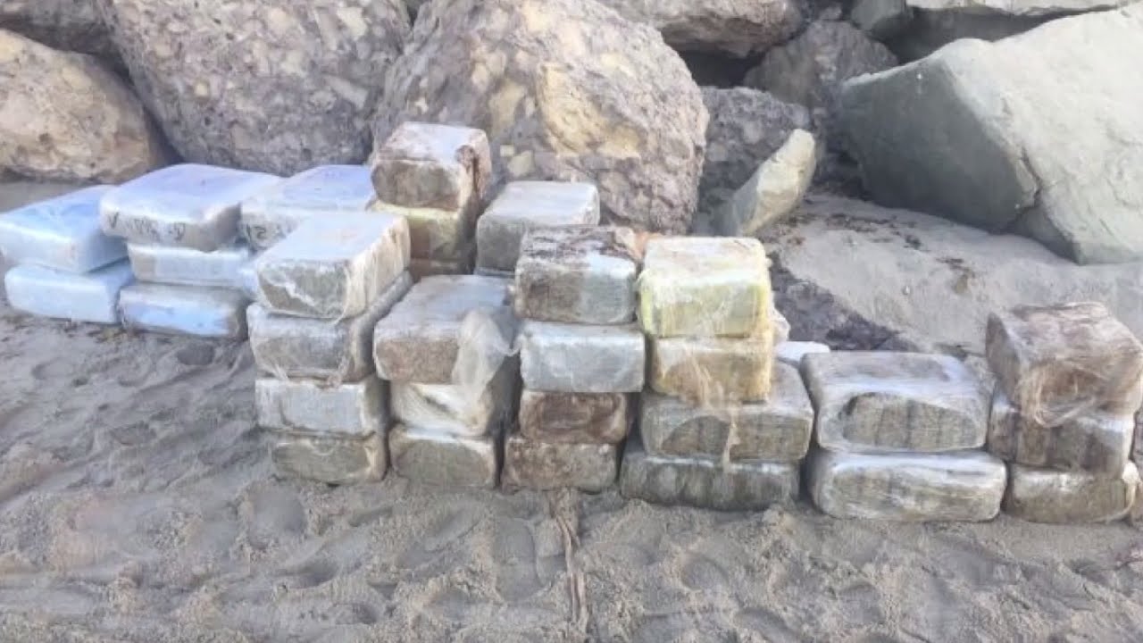 Bales of marijuana found on Southern California coast