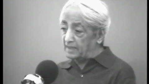 J. Krishnamurti - Brockwood Park 1976 - Public Discussion 1 - How do you observe your fears?