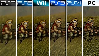 Metal Slug 6 (2006) PSP vs PS2 vs Wii vs PS3 vs PS4 vs PC (Graphics Comparison) screenshot 3