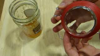 Bail lid jar parts assembly (toggle closure)