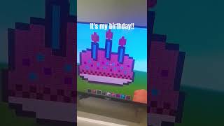 Making Pixel Art Day 32 - Birthday Cake because it&#39;s my birthday!!!!