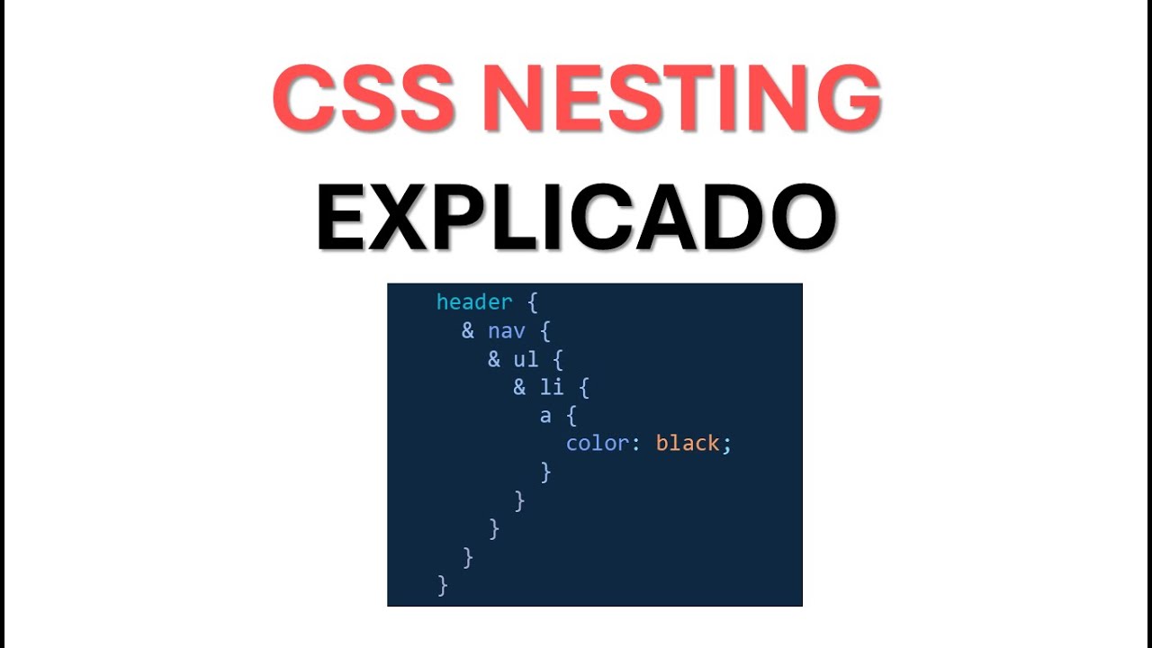Como Uasr o CSS Nesting