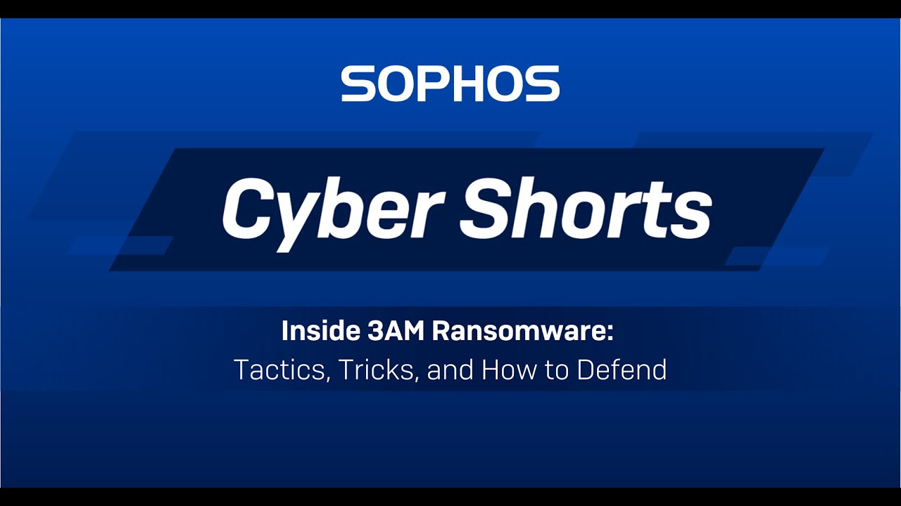 Inside 3AM Ransomware Tactics and How to Defend Against Real-World ...