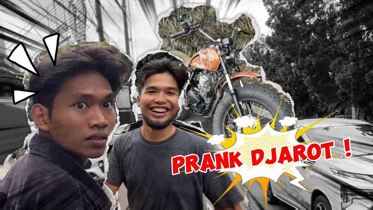 MINJEM MOTOR DJAROT MALAH NABRAK MOBIL ORANG😭