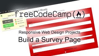 Responsive Web Design Projects - Build a Survey Form - Free Code Camp